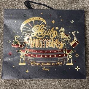 Louis Vuitton Empty 2024 Joyeuses Fete Gift Bag Limited Edition Holiday Logo